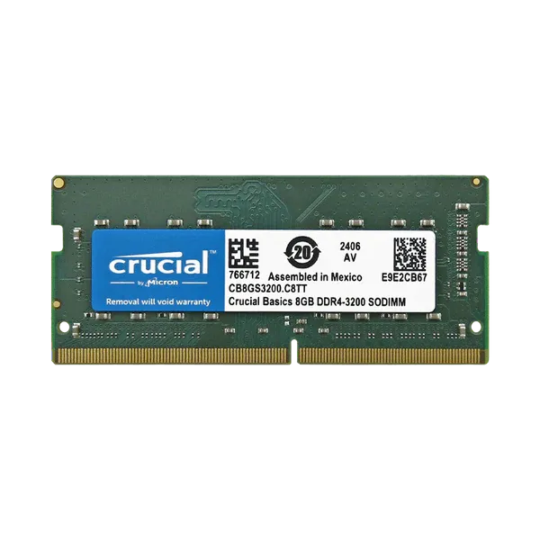 MEMORIA RAM PARA PC CRUCIAL 8GB DDR4, vista 2